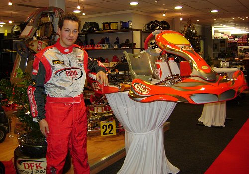 Primeur: Maik Barten gaat voor de hoofdprijzen met de Feyter Karting